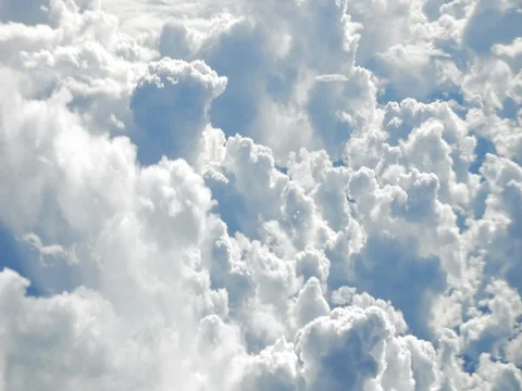 Clouds in the sky Stock Footage