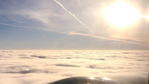 Clouds in the sky Video stock 128984641