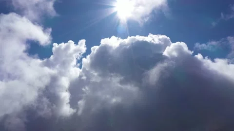 Clouds in the sky Stock Footage 143898673