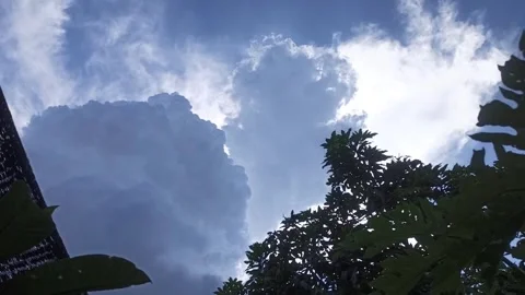 Clouds in the sky Stock Footage 290207895