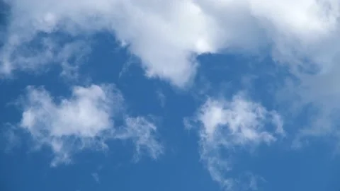Clouds in the sky. Light clouds against the blue sky. White clouds in the sky Stock Footage 201153950