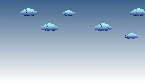 Clouds on the Sky. Loop Aniamtion Video stock 102735405