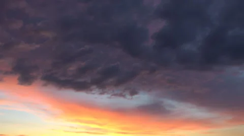 Clouds, sky, movement and changes in the atmosphere, time lapse. 04 動画素材 48874060