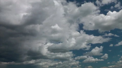 Clouds, sky, movement and changes in the atmosphere, time lapse. 15 Stockbeeldmateriaal 48916516