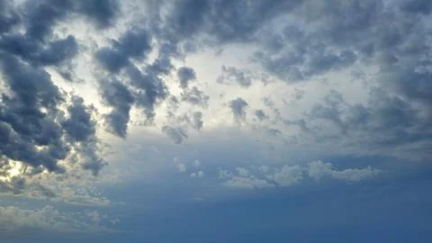 Clouds in the sky, natural background Stock Photos