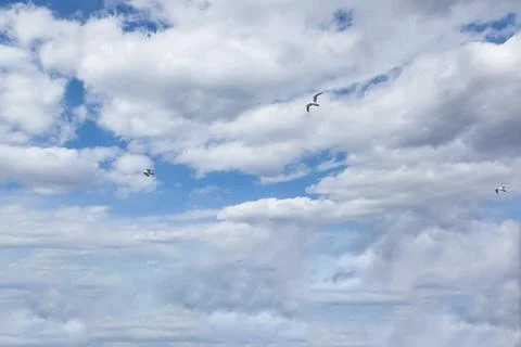 Clouds in Sky Overlay Stock Photos
