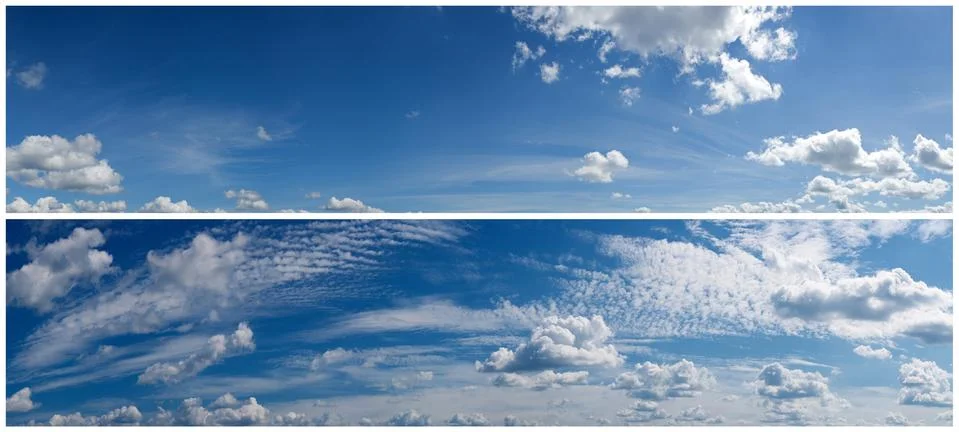 Clouds sky panorama Foto stock
