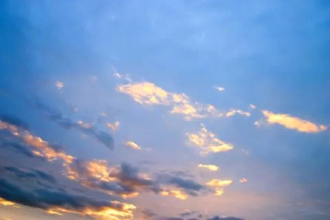 Clouds in the sky Stock Photos