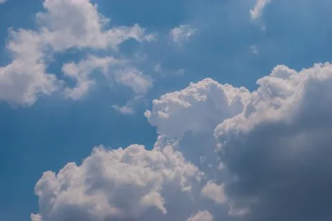 The clouds on the sky.. Stock Photos