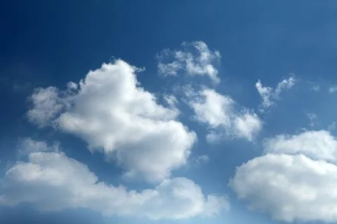 Clouds in the sky Foto stock