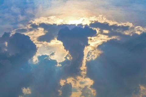 Clouds on sky Foto stock