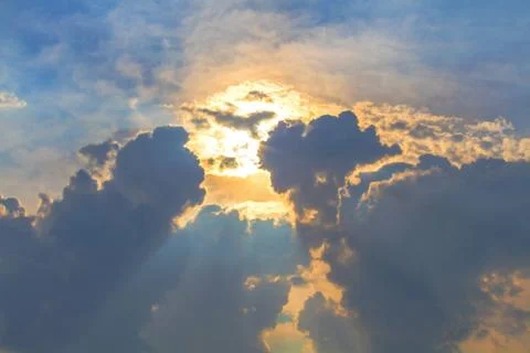 Clouds on sky Stock Photos