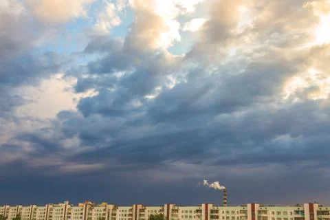 Clouds on sky Stock Photos