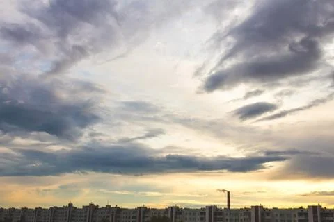 Clouds on sky Stock Photos