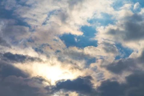 Clouds on sky Stock Photos