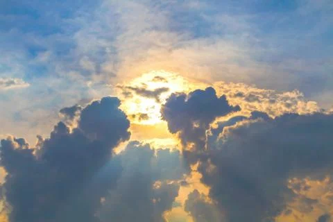 Clouds on sky Stock Photos