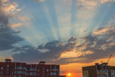 Clouds on sky Stock Photos