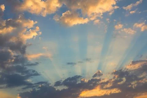 Clouds on sky Stock Photos