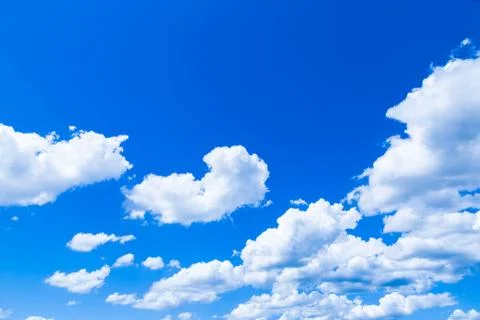 The clouds in the sky. Stockfoto's