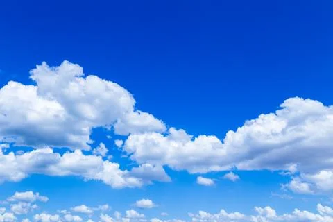 The clouds in the sky. Stock Photos