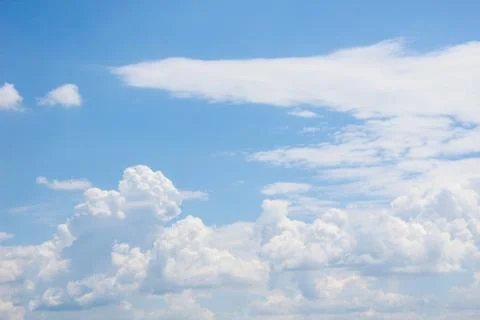 Clouds in the sky Foto stock