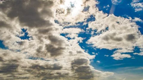 Clouds in the sky Stock Photos
