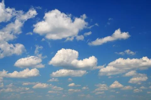 Clouds in the sky Stock Photos