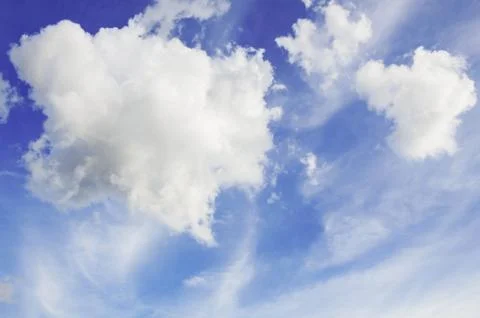 Clouds on the sky. 스톡 사진