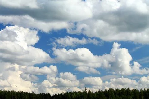 Clouds in the sky Stock Photos