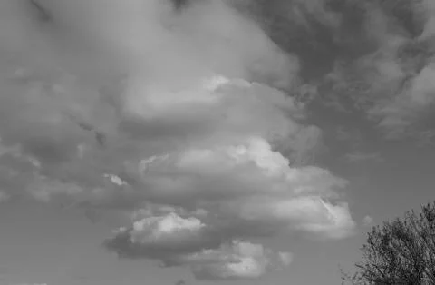 Clouds in the sky. Stock Photos