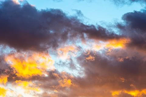 Clouds in the sky Stock Photos