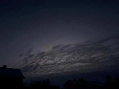 Clouds in the sky Foto stock