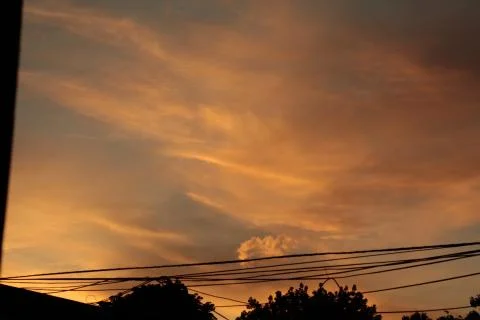 Clouds in the sky 스톡 사진