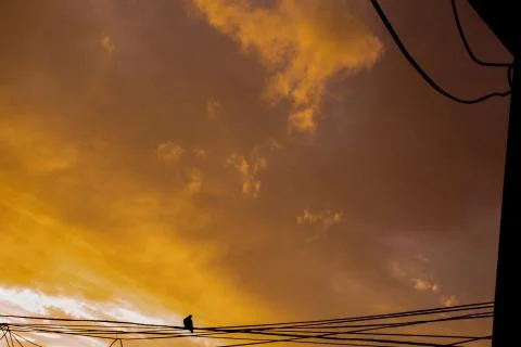 Clouds in the sky Stock Photos
