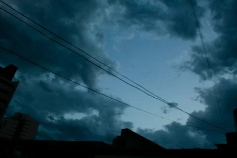 Clouds in the sky Stock Photos