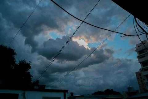 Clouds in the sky Stock Photos