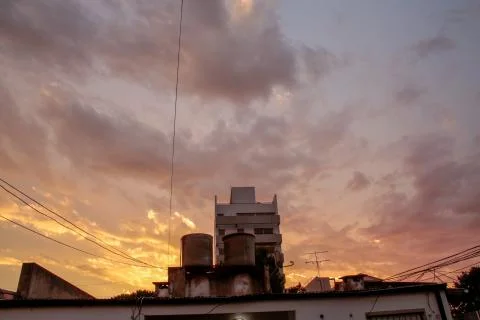 Clouds in the sky Stock Photos
