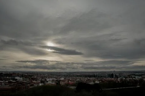 Clouds in the sky Stock Photos
