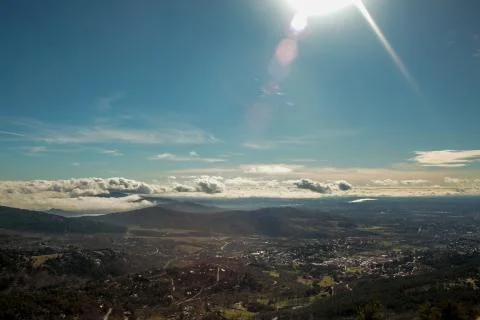 Clouds in the sky Stock Photos