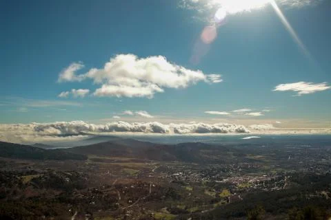 Clouds in the sky Stock Photos