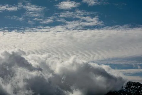 Clouds in the sky 스톡 사진