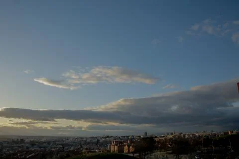 Clouds in the sky Stock Photos