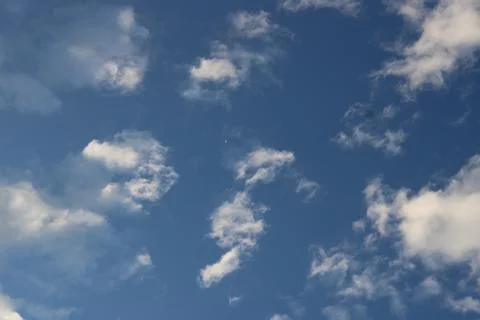 Clouds in the sky Foto stock