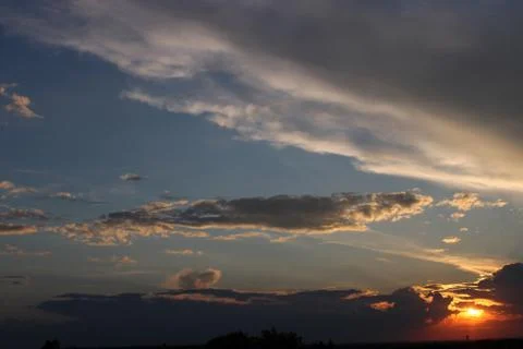 Clouds in the sky Stock Photos