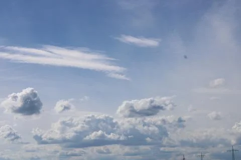 Clouds in the sky Stock Photos