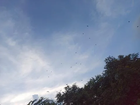 Clouds in the sky Stock-Fotos