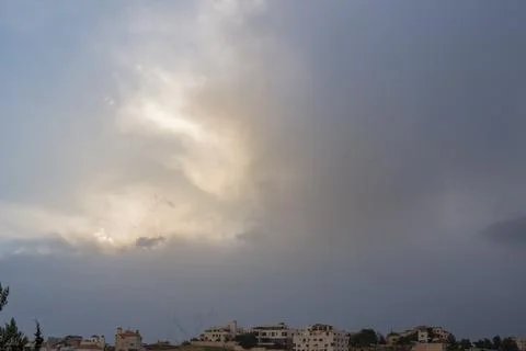 Clouds in the sky Stock Photos