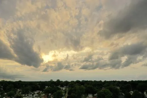 Clouds of the sky Stock Photos