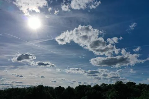 Clouds of the sky Stock Photos