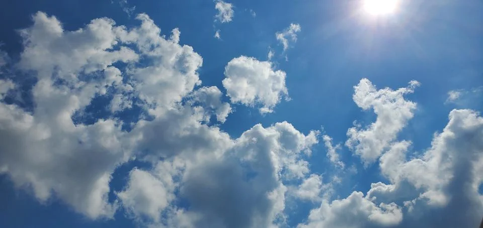 Clouds of the sky Stock Photos